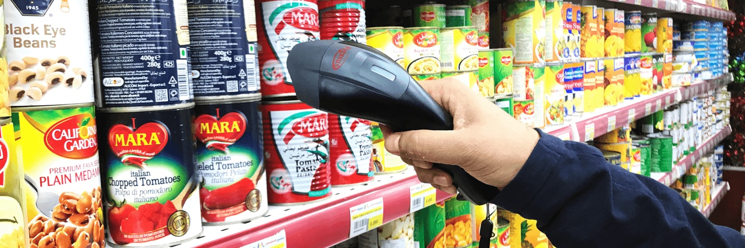 Pegasus PS-1000LD Barcode Scanner USB with Stand